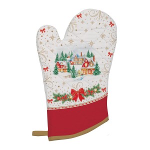 Set manusa bucatarie si 2 suporturi vase, "Christmas Heritage" - Easy Life