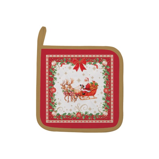 Set manusa bucatarie si 2 suporturi vase, "Christmas Heritage" - Easy Life