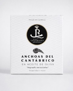 Anșoa din Marea Cantabrică în ulei de măsline, 180g, Real Conservera Española, Spania