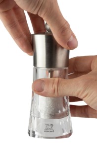 Rasnita pentru sare, 14 cm, "Ouessant", Stainless Steel - Peugeot