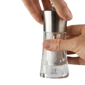Rasnita pentru sare, 14 cm, "Ouessant Z", Stainless Steel - Peugeot