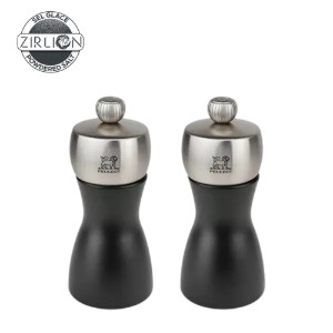 Set 2 rasnite sare si piper, 12 cm, "Fidji Z", Black - Peugeot