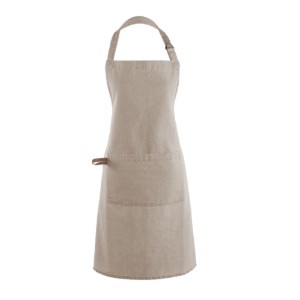 Sort de bucatarie, bumbac, "Myrna", Taupe - Tiseco