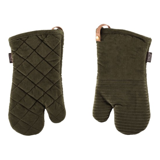 Set 2 manusi de bucatarie, "Velmar", Olive Green - Tiseco