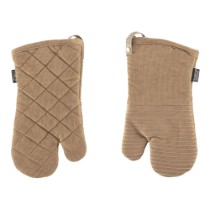 Set 2 manusi de bucatarie, "Velmar", Taupe - Tiseco