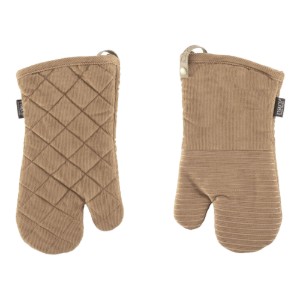 Set 2 manusi de bucatarie, "Velmar", Taupe - Tiseco