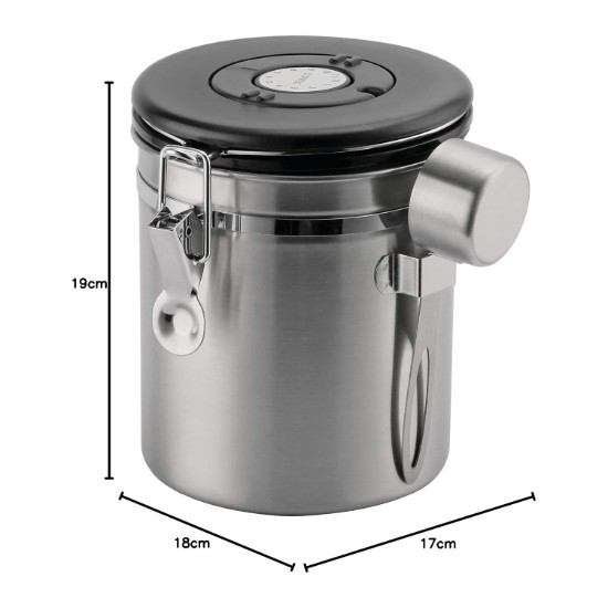 Recipient depozitare cafea, inox, 750 g - Grunwerg