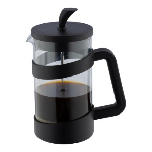 Cafetiera sticla, 1L, "Cafe Ole Style", Negru - Grunwerg
