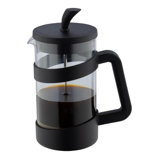 Cafetiera sticla, 1L, "Cafe Ole Style", Negru - Grunwerg
