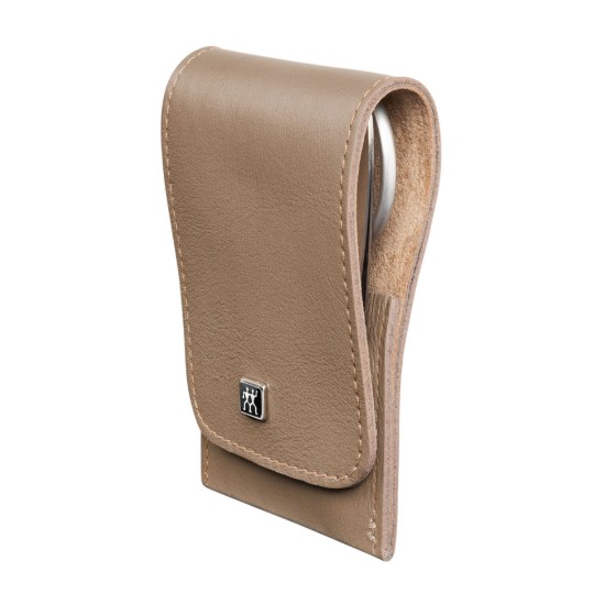 Set manichiura 4 piese, inox, etui piele gri - Zwilling PREMIUM