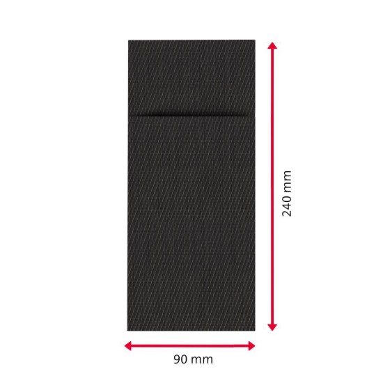 Set 6 suporturi pentru tacamuri, plastic, 24 x 9 cm, "Rahmen", Antracit - Saleen