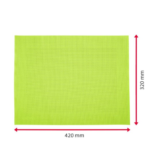 Suport farfurii (napron) "Rahmen", 42 x 32 cm, vinil, Lime - Saleen