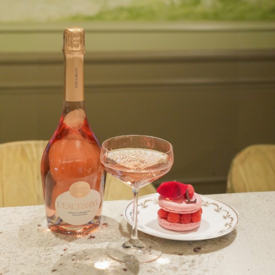 L’EXCESSIVE ROSÉ, Băutură spumantă fără alcool, 750 ml ℮, Estoublon, Franța