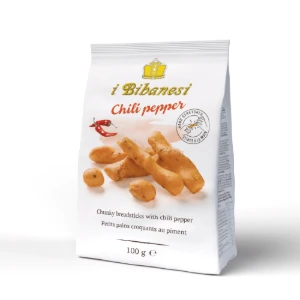 Grisine cu ardei iute, 100 g ℮ - Bibanesi