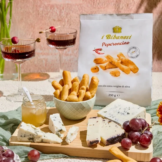 Grisine cu ardei iute, 100 g ℮ - Bibanesi