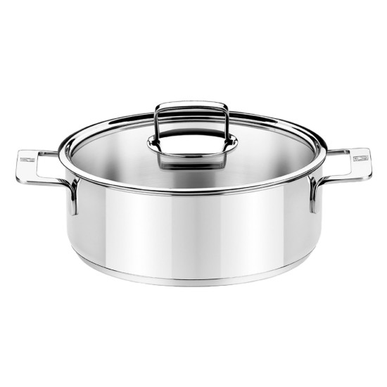 Cratita cu capac, inox, 26cm/4,5L, "Signature" - BRA