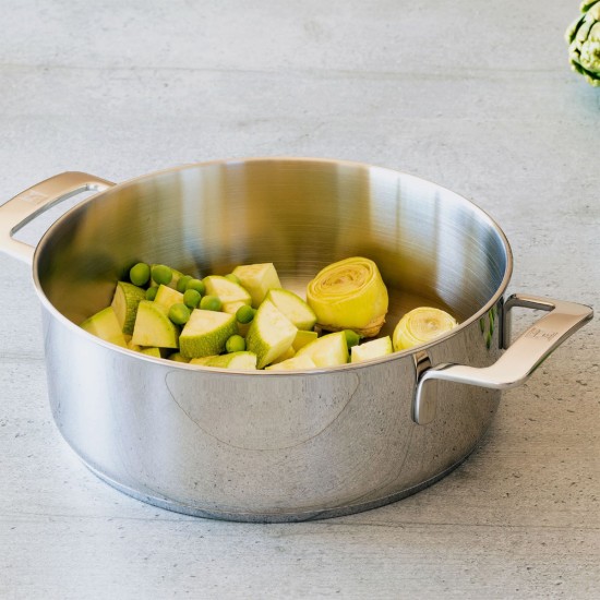 Cratita cu capac, inox, 26cm/4,5L, "Signature" - BRA