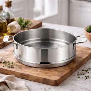 Vas pentru gatit la aburi, 24 cm, inox, "Signature" - BRA