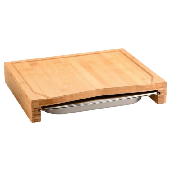 Tocator bambus, cu tava de colectare GN 1/2, 36,5 x 28,5 cm - Kesper