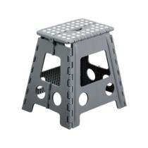 Scaun pliabil, 39 cm, plastic, Gri - Kesper