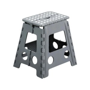 Scaun pliabil, 39 cm, plastic, Gri - Kesper