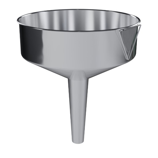Palnie cu maner, inox, 10 cm