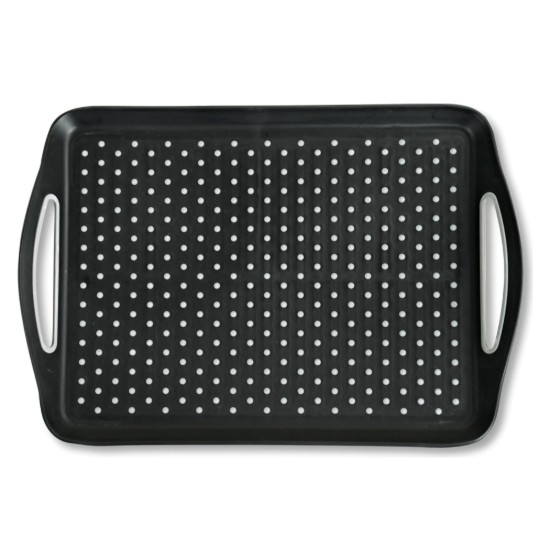Tava servire din plastic, 45,5 x 32 cm, Negru - Kesper
