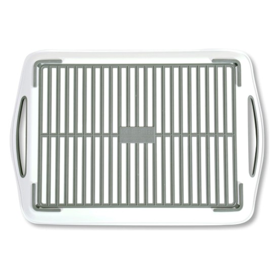 Tava servire din plastic, 45,5 x 32 cm, Alb - Kesper