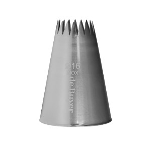 Duza decorat, 17 dinti, inox, 16 mm - de Buyer
