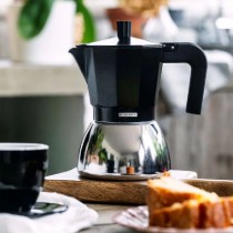 Cafetiera inox, 470ml, Negru - Monix