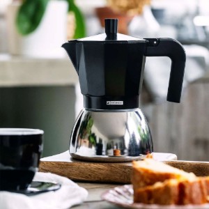 Cafetiera inox, 470ml, Negru - Monix