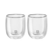 Set 2 cesti espresso, cu perete dublu, sticla, 80ml, "Sorrento" - Zwilling