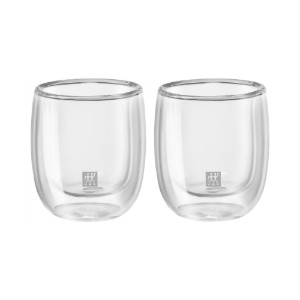 Set 2 cesti espresso, cu perete dublu, sticla, 80ml, "Sorrento" - Zwilling