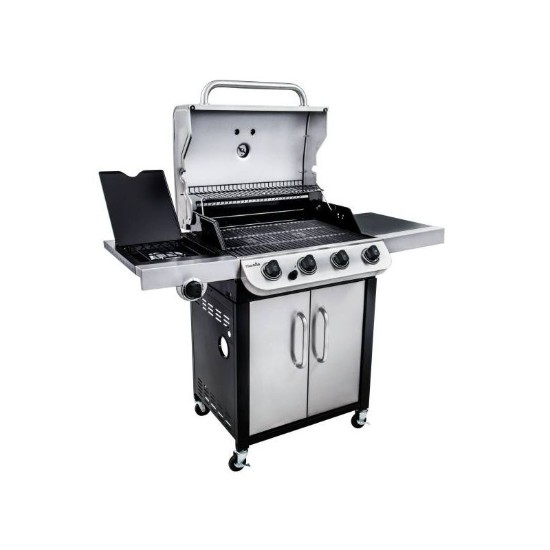 Gratar pe gaz Char-Broil Convective 440S, 4 arzatoare din inox, grile din fonta 140846
