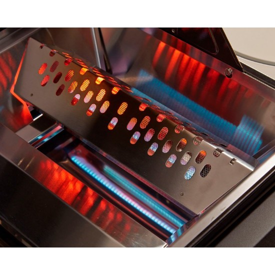 Gratar pe gaz, 3 arzatoare inox, arzator infrarosu ajustabil, grile fonta, Enders Uniq 3 IK Cruster 870033