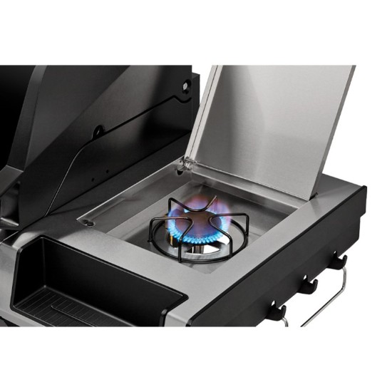 Gratar pe gaz, 3 arzatoare inox, arzator infrarosu ajustabil, grile fonta, Enders Uniq 3 IK Cruster 870033