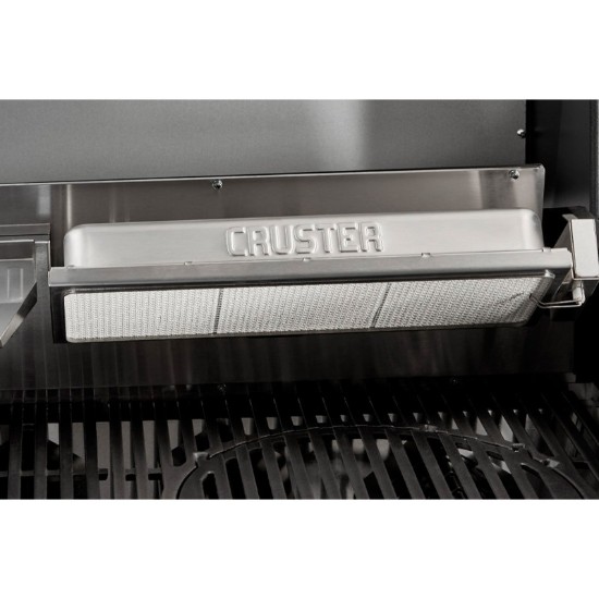 Gratar pe gaz, 3 arzatoare inox, arzator infrarosu ajustabil, grile fonta, Enders Uniq 3 IK Cruster 870033
