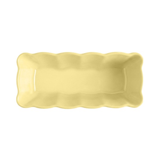 Tava cozonac, ceramica, 24,5x11cm/1,1L, "Madeleine", Vanilla - Emile Henry