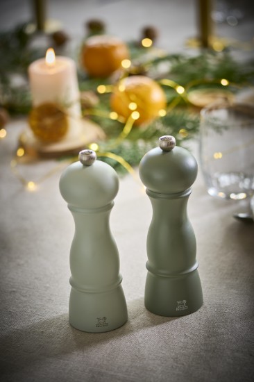 Set 2 rasnite sare si piper, 18 cm, "Amboise Z", Fern&Sage - Peugeot