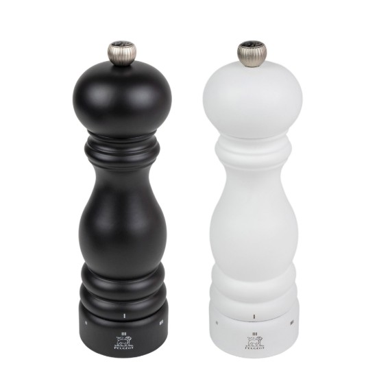 Set 2 rasnite sare si piper, 20 cm, "Paris u'Select Z", Black&White - Peugeot