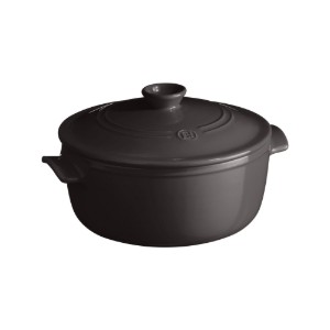 Oala ceramica, 26cm/4L, Charcoal - Emile Henry