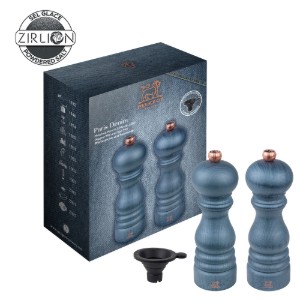 Set 2 rasnite sare si piper, 18 cm, "Paris", Denim - Peugeot
