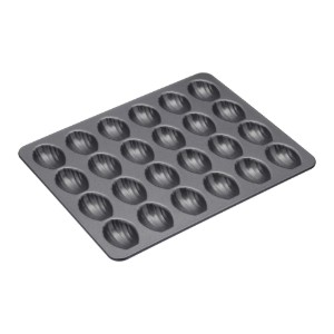 Tava 24 mini-madlene, otel-carbon, 27x21cm - MasterClass
