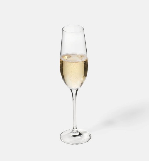 Set 6 pahare sampanie, sticla cristalina, 200ml, "Harmony"  - Krosno