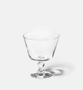 Set 6 cupe inghetata, sticla cristalina, 480 ml, "Krista" - Krosno
