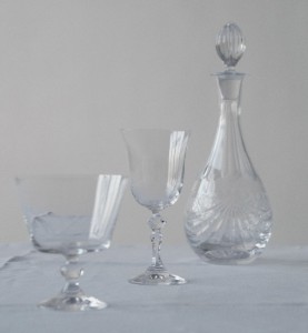 Set 6 cupe inghetata, sticla cristalina, 480 ml, "Krista" - Krosno