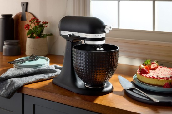 Mixer cu bol 4.7L, Artisan, Model 156, Cast Iron Black - KitchenAid