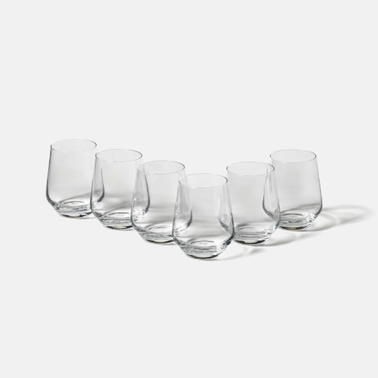 Set 6 pahare soft drinks, sticla, 430ml, "Splendour" - Krosno