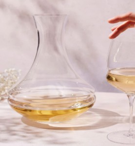 Decantor vin, sticla cristalina, 1,8L, "Inel" - Krosno