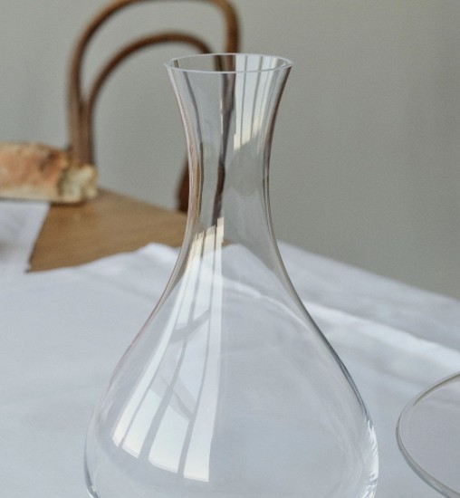 Set servire vin, 3 piese, sticla cristalina, "Harmony" - Krosno